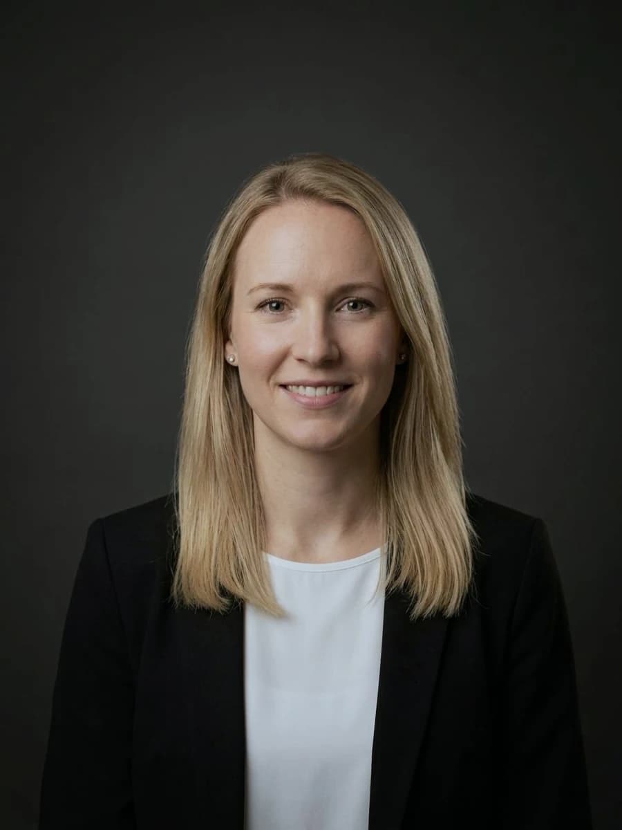 A generated portrait used for Erika Lindqvist, Associate Attorney — not a photograph of a real person