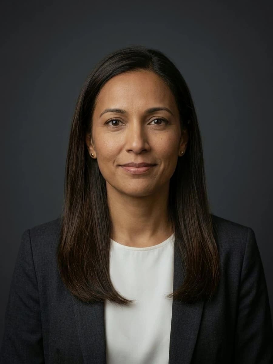 A generated portrait used for Daniela Reyes, Senior Partner — not a photograph of a real person