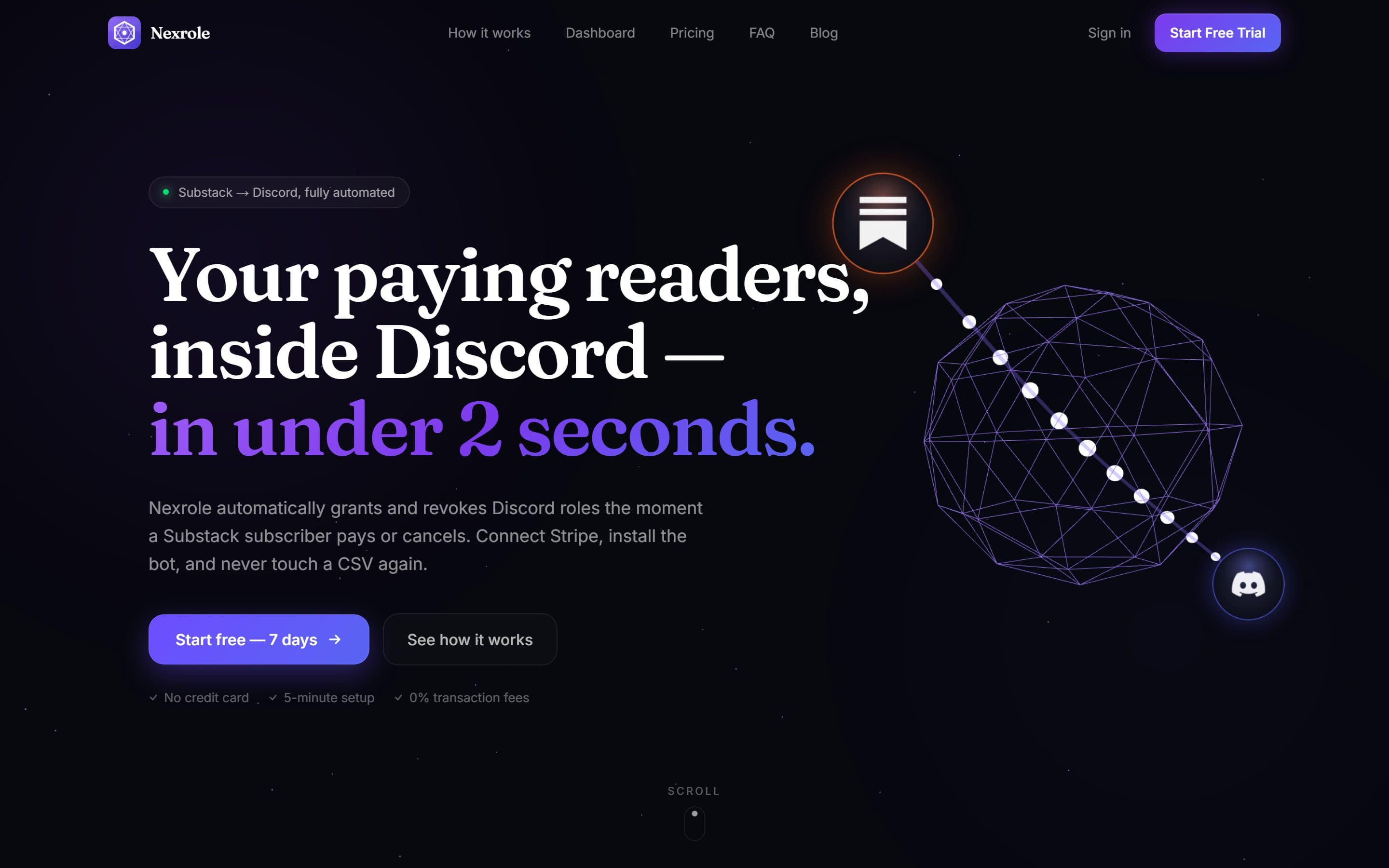 Screenshot of Nexrole
